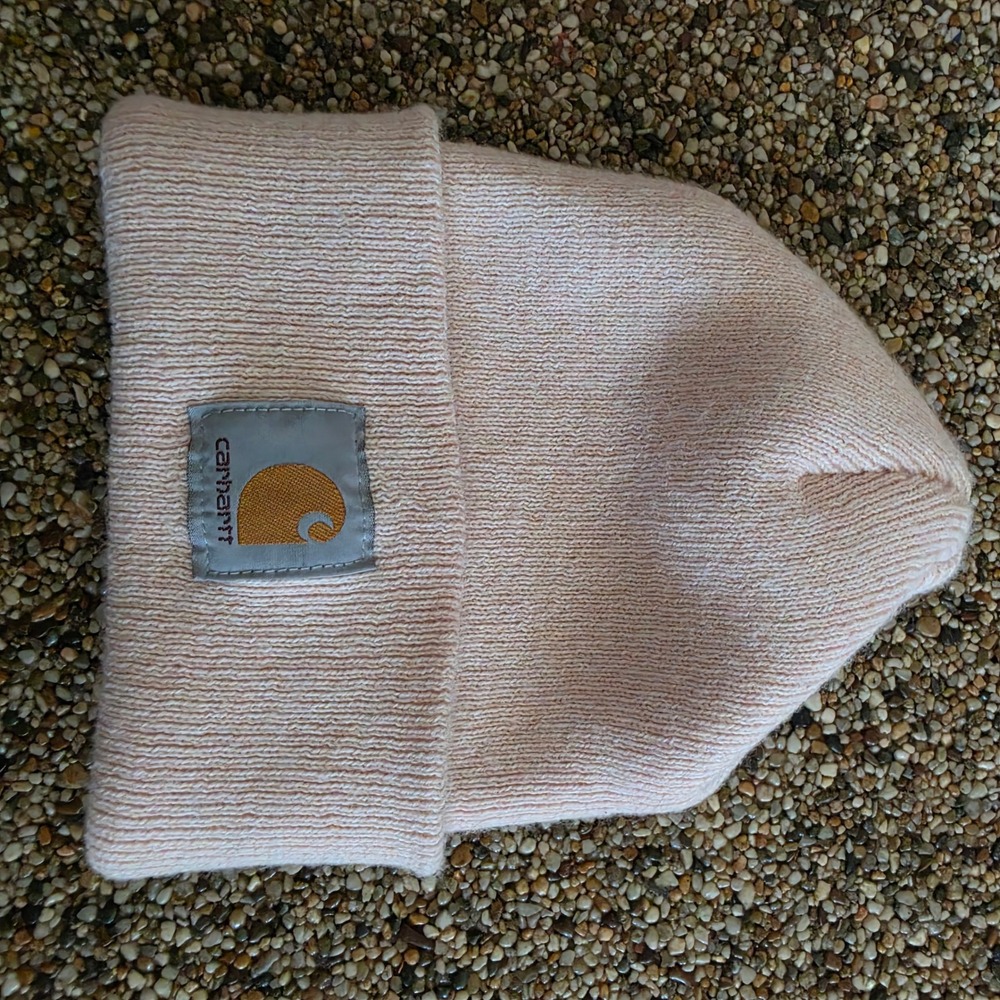 Carhartt Pink Knit Beanie Hat One Size